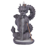Buddha Stones Dragon Buddha Auspicious Clouds Purple Clay Healing Incense Burner Decoration Incense Burner BS 5