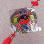 Buddha Stones Feng Shui Bagua Map Chinese Knotting Harmony Energy Map Mirror Bagua Map BS 27