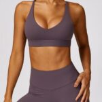 Buddha Stones Women Short Sleeve T-Shirt Top High Waist Leggings Pants For Sports Yoga 2-Piece Outfit BS 52