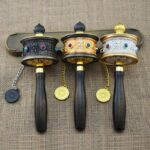 Buddha Stones Tibetan Lucky Prayer Wheel Decoration Decoration BS 7