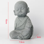 Buddha Stones Meditation Prayer Buddha Statue Compassion Home Decoration Decorations BS 7.8*6*10cm