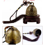 Buddha Stones Feng Shui Buddha Koi Fish Phoenix Wind Chime Bell Luck Wall Hanging Decoration Decorations BS 7