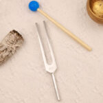 Buddha Stones Tuning Fork 432HZ Aluminum Alloy with Hammer for Mind and Spirit Healing Decorations buddhastoneshop 1