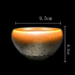 Buddha Stones Gold Spot Pattern Chinese Jianzhan Ceramic Teacup Kung Fu Tea Cup Bowl With Gift Box Jian Zhan Tea Cup BS Cup Bowl 9.5cm*6.3cm