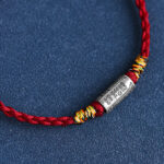 Buddha Stones Handcrafted 925 Sterling Silver Everything Goes Well Design Protection Strength Bracelet Anklet (Extra 30% Off | USE CODE: FS30) Bracelet Anklet BS 16
