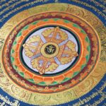 Buddha Stones Tibetan Handmade Thangka Painting Spiritual Blessing Blind Box Random Color Pattern Tibetan Thangka BS 9