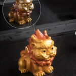 Buddha Stones Color Changing Small PiXiu Resin Tea Pet Wealth Home Figurine Decoration Decorations BS 5