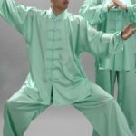 Simple Pattern Meditation Prayer Spiritual Zen Tai Chi Qigong Practice Unisex Clothing Set (Extra 30% Off | USE CODE: FS30) Clothes BS Green XXL