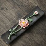 Lotus Peony Rose Flower Ceramic Spiritual Incense Burner (Extra 30% Off | USE CODE: FS30) Incense Burner BS 1