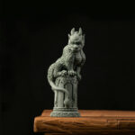 Buddha Stones Feng Shui Standing Sitting Dragon Success Luck Home Decoration Decorations BS 4