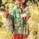Buddha Stones Tibetan Flower Floral Leaves Pattern Design Shawl Cozy Travel Scarf Wrap Tibetan Shawl BS 27