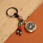 Buddha Stones 12 Chinese Zodiac Blessing Wealth Fortune Keychain Key Chain BS Horse