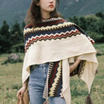 Buddha Stones Tibetan Colorful Striped Shawl Tassels Cozy Warm Travel Scarf Wrap Tibetan Shawl BS 1