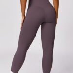 Buddha Stones Women Short Sleeve T-Shirt Top High Waist Leggings Pants For Sports Yoga 2-Piece Outfit BS 127