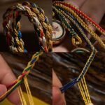 Buddha Stones Tibet Handmade Five God Of Wealth Thangka Protection Wall Car Hanging Decoration Car Hanging Decoration BS 15