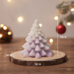 Buddha Stones Christmas Tree Scented Soy Wax Candle Gift For Family Friends Candles BS Purple Christmas Tree(Lavender)