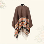 Buddha Stones Tibetan Shawl Colorful Geometry Winter Cozy Travel Scarf Wrap Tibetan Shawl BS 12