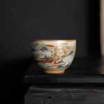 Buddha Stones Dunhuang Flying Apsaras Ceramic Gaiwan Sancai Teacup Kung Fu Tea Cup With Lid Cup BS 20