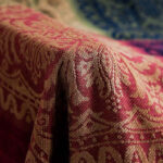 Buddha Stones Tibetan Floral Pattern Hand-Dyed Craftsman Blanket Blanket BS 3