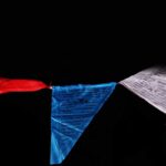 Buddha Stones Tibetan Blessing Outdoor 25 Pcs Triangle Prayer Flag Decoration Decorations buddhastoneshop 6