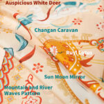 Buddha Stones Dunhuang Riyue Mountain 100% Mulberry Silk Scarf Dunhuang Shawl Silk Scarf BS 5