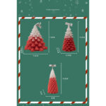 Buddha Stones Christmas Tree Scented Soy Wax Candle Gift For Family Friends Candles BS 38
