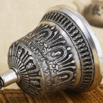 Buddha Stones Tibetan Meditation Bell and Vajra Dorje Copper Decoration Set Buddhist Supplies BS 8