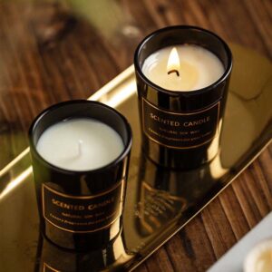 Buddha Stones Blue Bell Pear Freesia Fragrance Meditation Prayer Scented Aromatherapy Soy Wax Candle Candles BS main