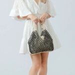 Buddha Stones Hand-woven Wooden Beads Shoulder Bag Handbags Shoulder Bag&Handbags BS 13