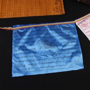 Buddha Stones Tibetan 5 Colors Windhorse Auspicious Outdoor Prayer Flag TIBETAN PRAYER FLAGS buddhastoneshop main