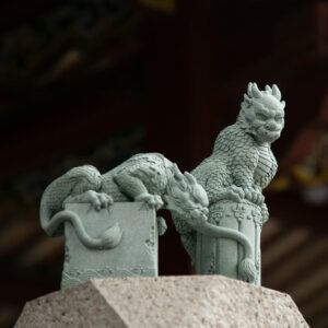 Buddha Stones Feng Shui Standing Sitting Dragon Success Luck Home Decoration Decorations BS main