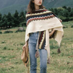 Buddha Stones Tibetan Colorful Striped Shawl Tassels Cozy Warm Travel Scarf Wrap Tibetan Shawl BS 17