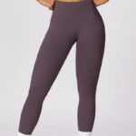 Buddha Stones Women Short Sleeve T-Shirt Top High Waist Leggings Pants For Sports Yoga 2-Piece Outfit BS 50