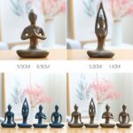 Buddha Stones Abstract Yoga Meditation Exercise Ceramics Spiritual Figurine Sculpture Decoration Decorations BS 18