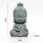 Buddha Stones Meditation Buddha Statue Compassion Home Decoration Decorations BS 4cm*2.5cm*7cm