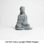 Buddha Stones Avalokitesvara Statue Blessing Home Decoration Decorations BS 9.3*8.3*13cm