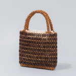 Buddha Stones Hand-woven Wooden Beads Handbag Handbags BS 1