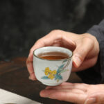 Buddha Stones Loquat Lychee Snow Scenery Landscape Grape Apple Ceramic Teacup Kung Fu Tea Cup Cup BS 2