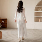 Buddha Stones Retro Prayer Zen Spiritual Meditation Practice Chiffon Clothing Women's Set Clothes BS 4