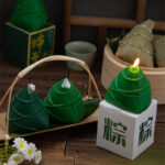 Buddha Stones Dragon Boat Festival Zongzi Pattern Scented Candle Gift For Family Friends Candles BS 20