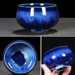 Buddha Stones Chinese Jianzhan Glaze Kiln Change Ceramic Teacup Tenmoku Kung Fu Tea Cup Jian Zhan Tea Cup BS 4