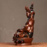 Buddha Stones Yellow Jambhala Bodhisattva Figurine Compassion Copper Statue Home Office Decoration Decorations BS 5