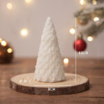 Buddha Stones Christmas Tree Scented Soy Wax Candle Gift For Family Friends Candles BS White Pine Christmas Tree(Tuberose)