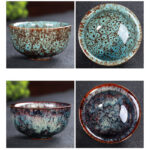 Buddha Stones Colorful Ceramic Teacup Home Office Tea Cups Cup BS 50