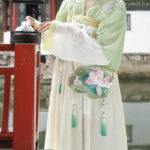 Buddha Stones Luck Embroidery Lotus Koi Fish Rabbit Flower Hanfu Bag Crossbody Bag Shoulder Bag Bag BS 11