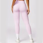 Buddha Stones Women Short Sleeve T-Shirt Top High Waist Leggings Pants For Sports Yoga 2-Piece Outfit BS 76