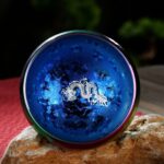 Buddha Stones Lotus Dragon Phoenix Koi Fish Peacock Chinese Jianzhan Inlaid Silver Kiln Change Ceramic Teacup Kung Fu Tea Cup Jian Zhan Tea Cup BS Dragon 8cm*6cm*150ml