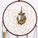 Buddha Stones Dream Catchers Love Elephant Boat Wall Hanging Chime Bell Handmade Home Decoration Decorations BS 12