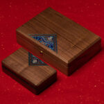 Buddha Stones Vintage Handmade Black Walnut Wood Jewelry Storage Box Wooden Gift Box Jewelry Storage Box BS 14