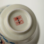 Buddha Stones Koi Fish Arowana Ceramic Gaiwan Sancai Teacup Kung Fu Tea Cup With Lid 130ml Cup BS 22